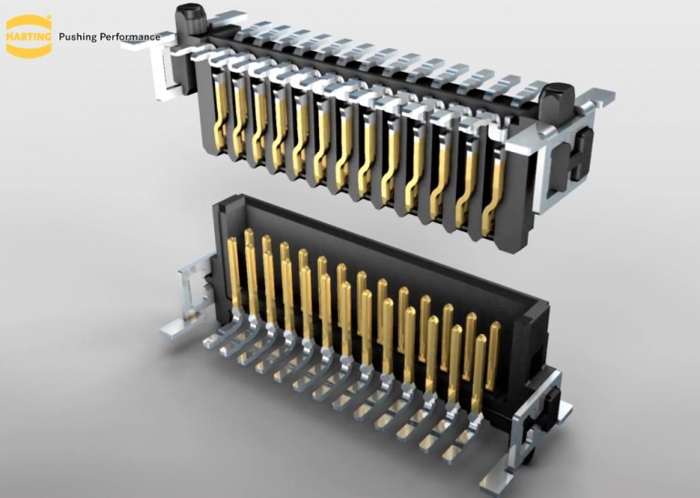 Harting Pcb Connector Har Flex® Series Covers Board Cable Applications Electronic Products 