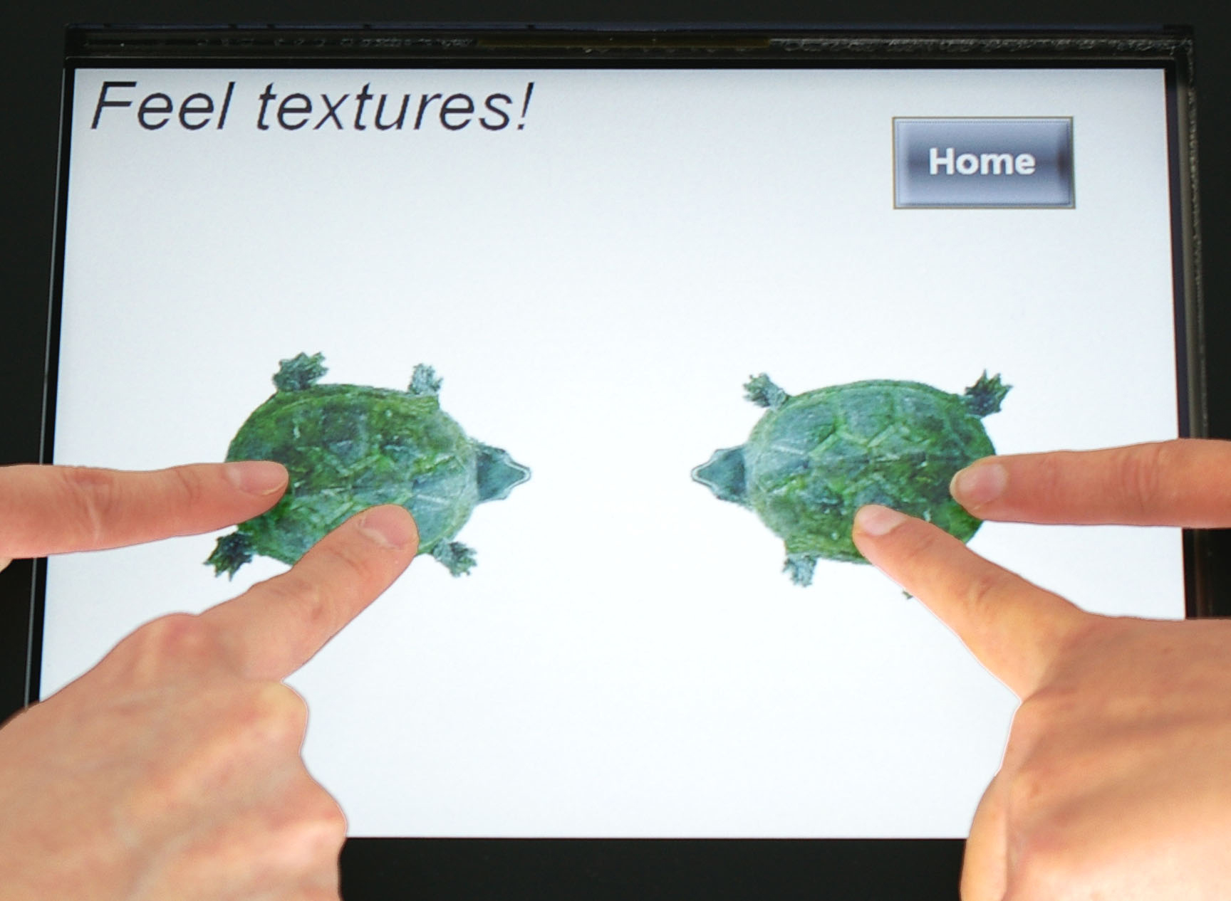 Tactile touch technology delivers multi-finger localized interaction ...