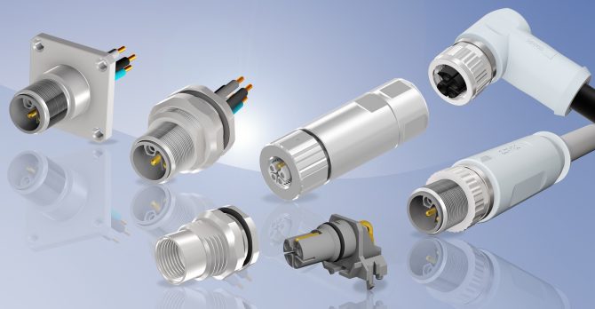 M12 connector series includes L-coded variants - Electronic Products ...